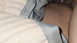 Step mom handjob Indian step son dick without condom