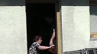 Brazenly Fucked at the Open Door