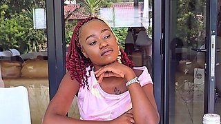 Cute black Farah Dundee enjoys rough sex