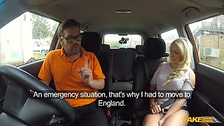 Amber Deen's Britishirginness is put to the test in fake driving school