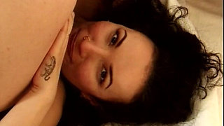 French Babes in Stockings Sharing Big Double-headed Dildo