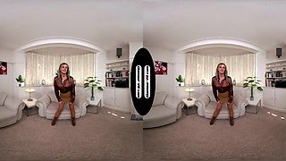 Amy Green Secretary With Stockings & Ankle Boots Rewards You With Unexpected Surprise Tease Treat