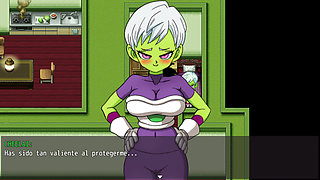 Dragon Ball Lost Chapter - Fucking Cheelai's Cute Pussy for the First Time