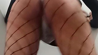 Shaking my ass with panties stuck in my ass