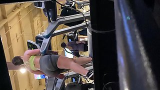 gym candid big booty asian