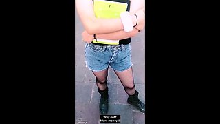 Hot Mexican Teen Samantha 18Yo Fucks for Cash in Public - Big Tits & Blowjob Action!