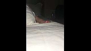 Deep sleep girl foot worship