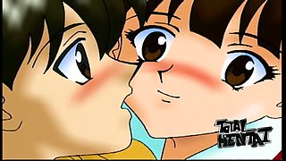 Young animated chick and her BF can dream only about some steamy sex