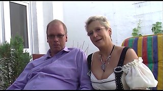 Sexy adult couple hits the mansion party for some intense pussy fucking and big dick action