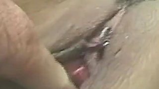 Very Beautiful Busty MILF Fucked and Cummed in Mouth by Two Monster Amateur Cocks