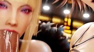 Fat Ass Cammy Gets Her Pussy Piledrived by a Hard Cock & Creampied, Slutty Ass Tekken Deepthroating Session