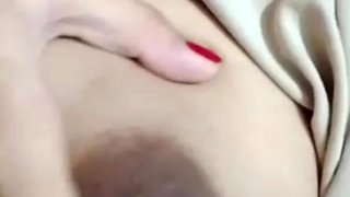 Sweet Young Brunette Bathroom