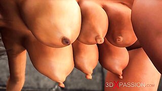 Innocent girlfriend at uncensored in cartoon movie