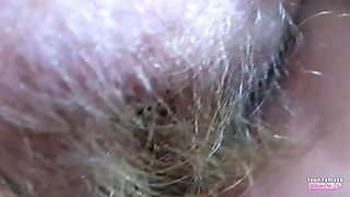 Hairy Mature BBW Wife Shows Her Big Natural Tits Up Close - Homemade Amateur Video