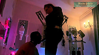 Monika Schmidt Blowjob Training Cuckolding Strapon Bitch Spitting Verbal Humiliation