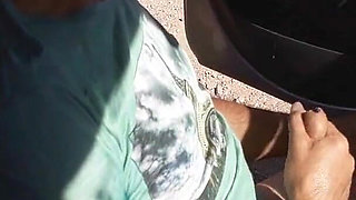 Unknown Teen Masturbates Me in My Car on the Street