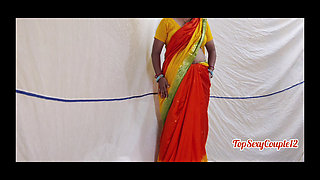 New Married Saree Romance & Fucking My Hot & Beautiful Wife Part -1