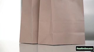 Stepdad makes ebony stepdaughter squirt
