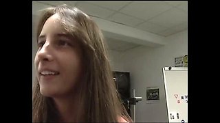 Hot German Teen Marlene Charriere Deep Throat & Cumshot - Amateur Blowjob Retro
