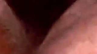 Filming the milf slut as she gives him a pump and he enjoys it