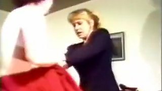 Retro Dress Ripping Catfight