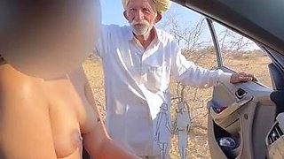 Jaisalmer Rajasthan Completely Naked Girl With Old Man
