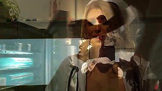 Fishnetted Blondes Paige Ashley and Sunny Lane Take Turns Getting Pussy Fucked and Creamed in Naughty Nurse 3some