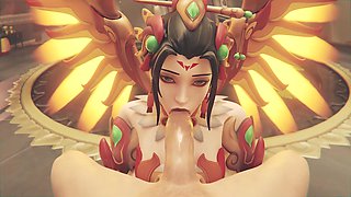 Overwatch Naughty 3D Mercy with Big Juicy Butt