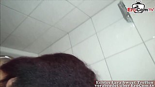 Amazing baby girl's condom sex