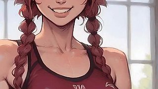 My New Girlfriend Taboo Hentai Game Ep.8 Caught My Best Friend GF with a BBC in the Gym Shower!