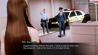 Waifu Academy  Perfect body slim redhead MILF neighbour enjoys a nice big cock while her cuckold husband is at work  Part 21