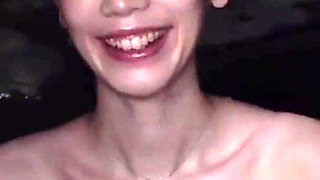 Elegant Gulp Night with a Craving Single Mom Savoring Warm Essence Under the Open Sky Ep-3