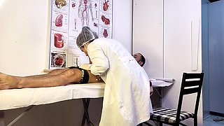 Patient Becomes Rigid in Front of the Nurse During the Examination