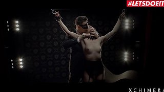 LETSDOEIT - Beautiful Young Couple Romantic Bondage and ANAL SEX