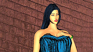 Hot sexy widow woman enjoyed sex in the bathroom