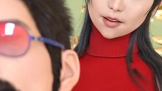 Laura Lustful Secrets: Japanese Wife Almost Got Caught by Her Husband Giving a Massage to Her Boss in His Office - Episode 105