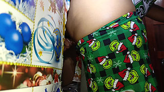 Old Stepfather Fucks One of His Busty, Curvy Stepdaughters for Christmas