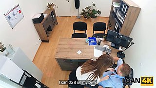 Loan4k. russian stunner una fairy likes to pound strangers on the office table