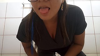 Doctor Masturbates in the Clinic Bathroom, Screaming for Cock