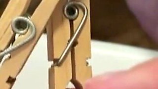 Wanking with Clamps