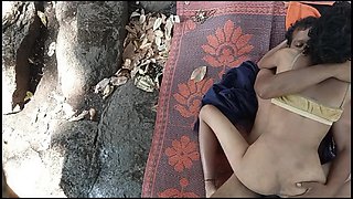 An Asian Girl Was Fuking Hard with Local Boyfriend in Jungle, Hardcore Outdoor Fucking