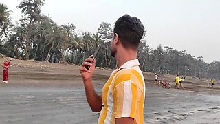 Dive into raw Indian passion with a blogger's outdoor intimate thrill