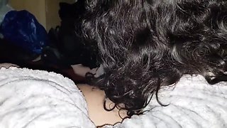 MFF Sucking BBC While Getting Fingered Bent Over