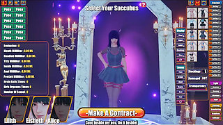 Succubus Cafe - Part 2 - Eisheth Sexy Wardrobe Showroom Dance and Pose HD 60 Fps by Loveskysanhentai
