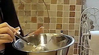 Miss Alessa Milano Feeding From Toilet Part 2