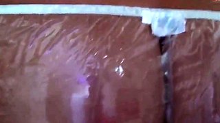 Amateur Adult Video: PVC Panty Wetting
