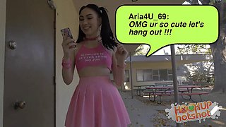 Aria A. Alexander gets her tight pussy drilled hard while Pink Teen's in pigtails!