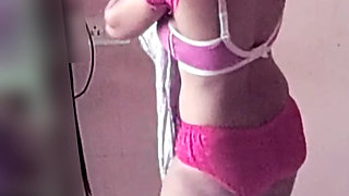 Desi Cheating Sexy Body Housewife Tempting Me with Dress Changing Video