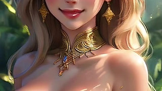 fantasy magic fairy girls in forest (Ai models)