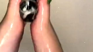Piss fetish WAM gal solo toys